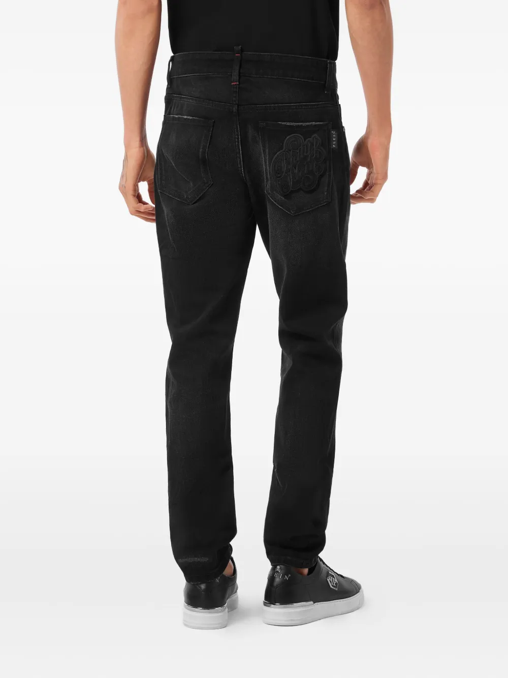 Philipp Plein Straight jeans Zwart