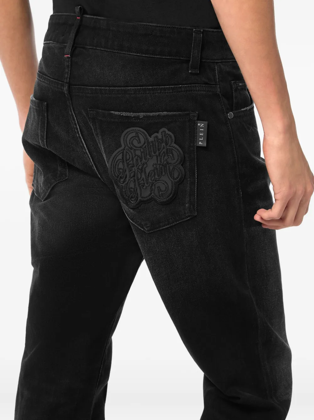 Philipp Plein Straight jeans Zwart
