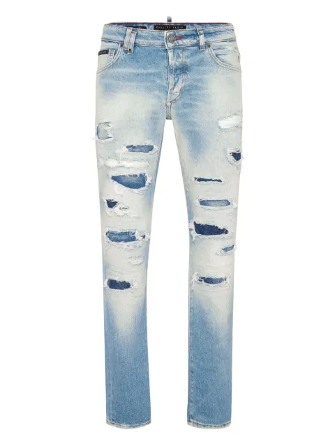 Philipp Plein Super Straight Cut Sprint Spirits jeans