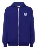 Philipp Plein zip-up hoodie - Blue