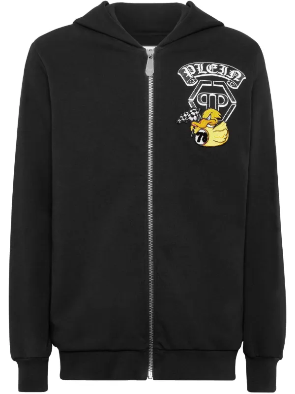 Philipp Plein Gothic Duck Hoodie | Black | FARFETCH JO