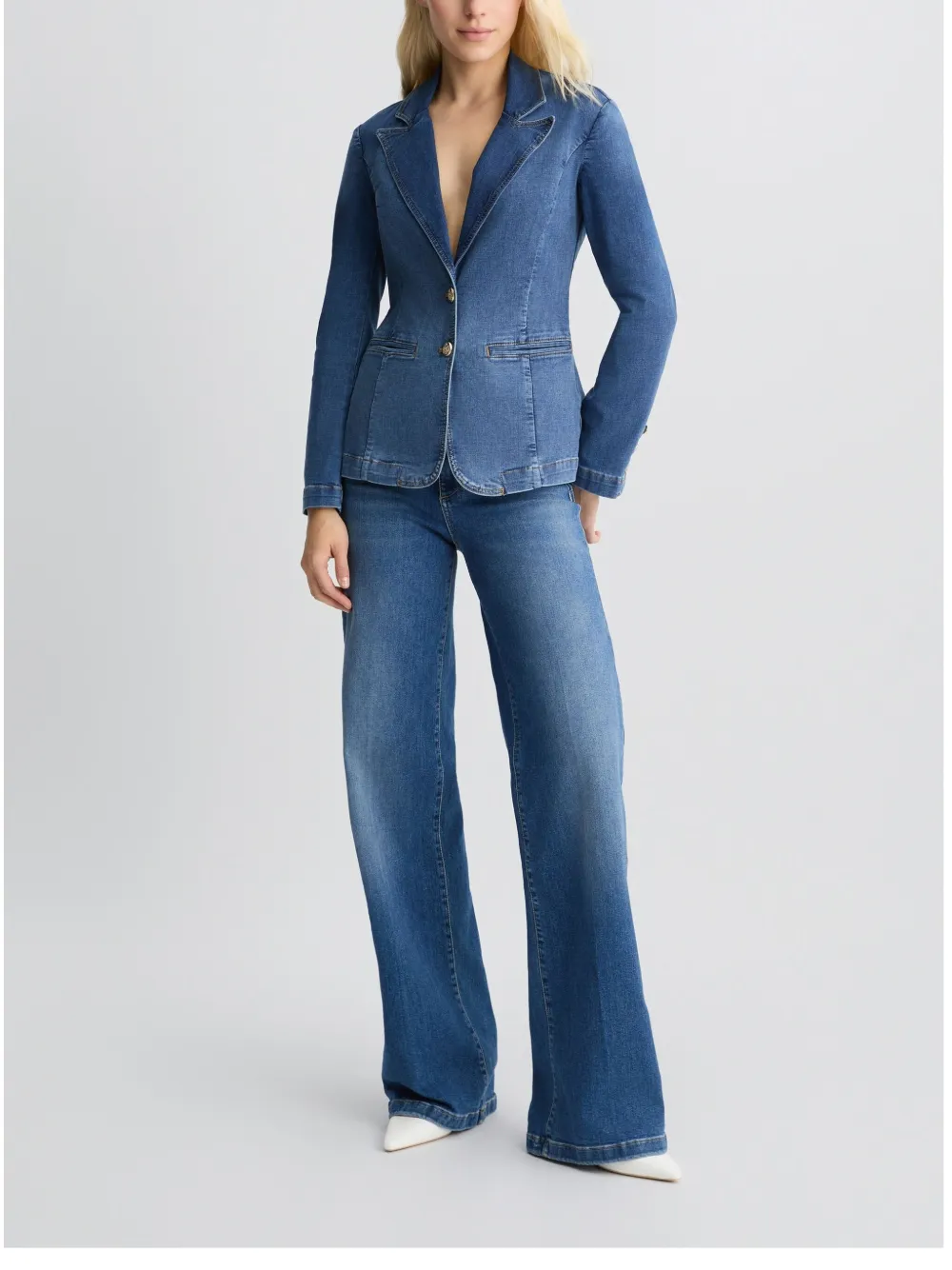 LIU JO Denim blazer - Blauw