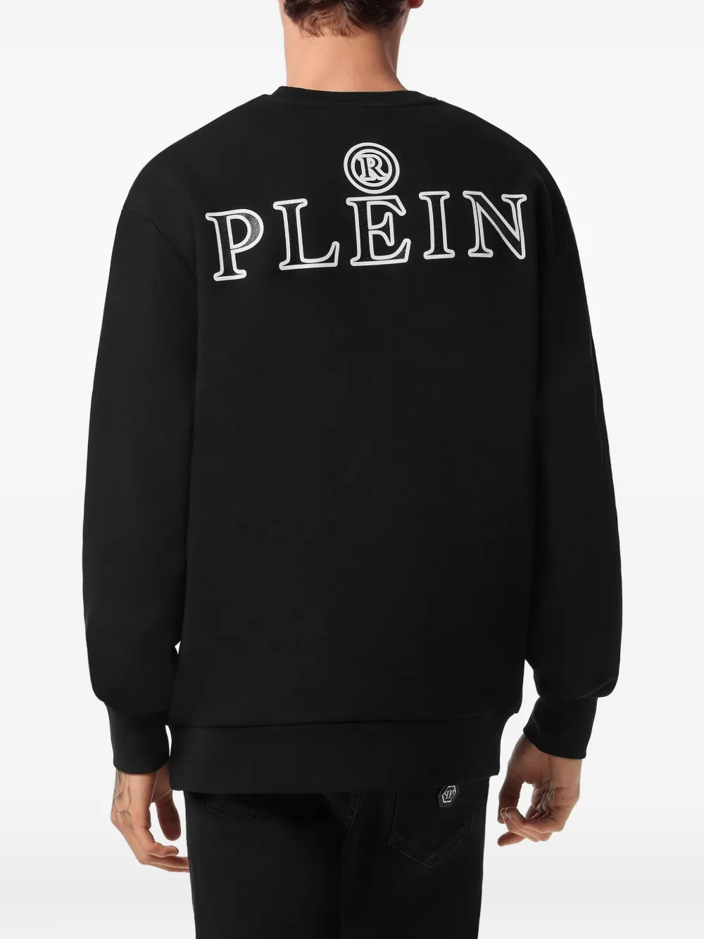 Philipp Plein LS Iconic Plein sweater Zwart