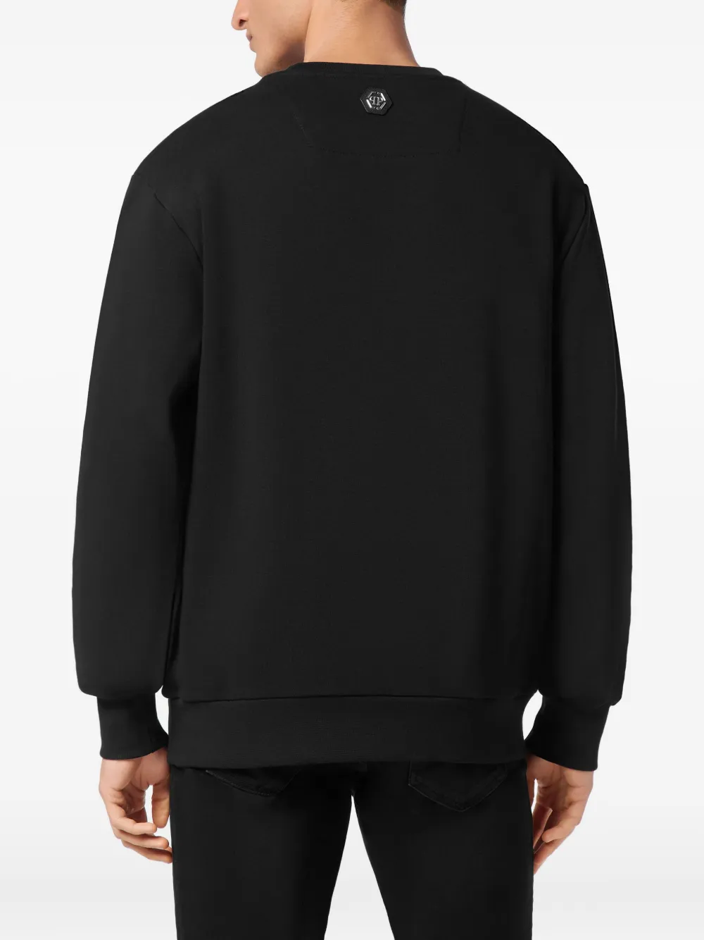 Philipp Plein Duck sweater Zwart