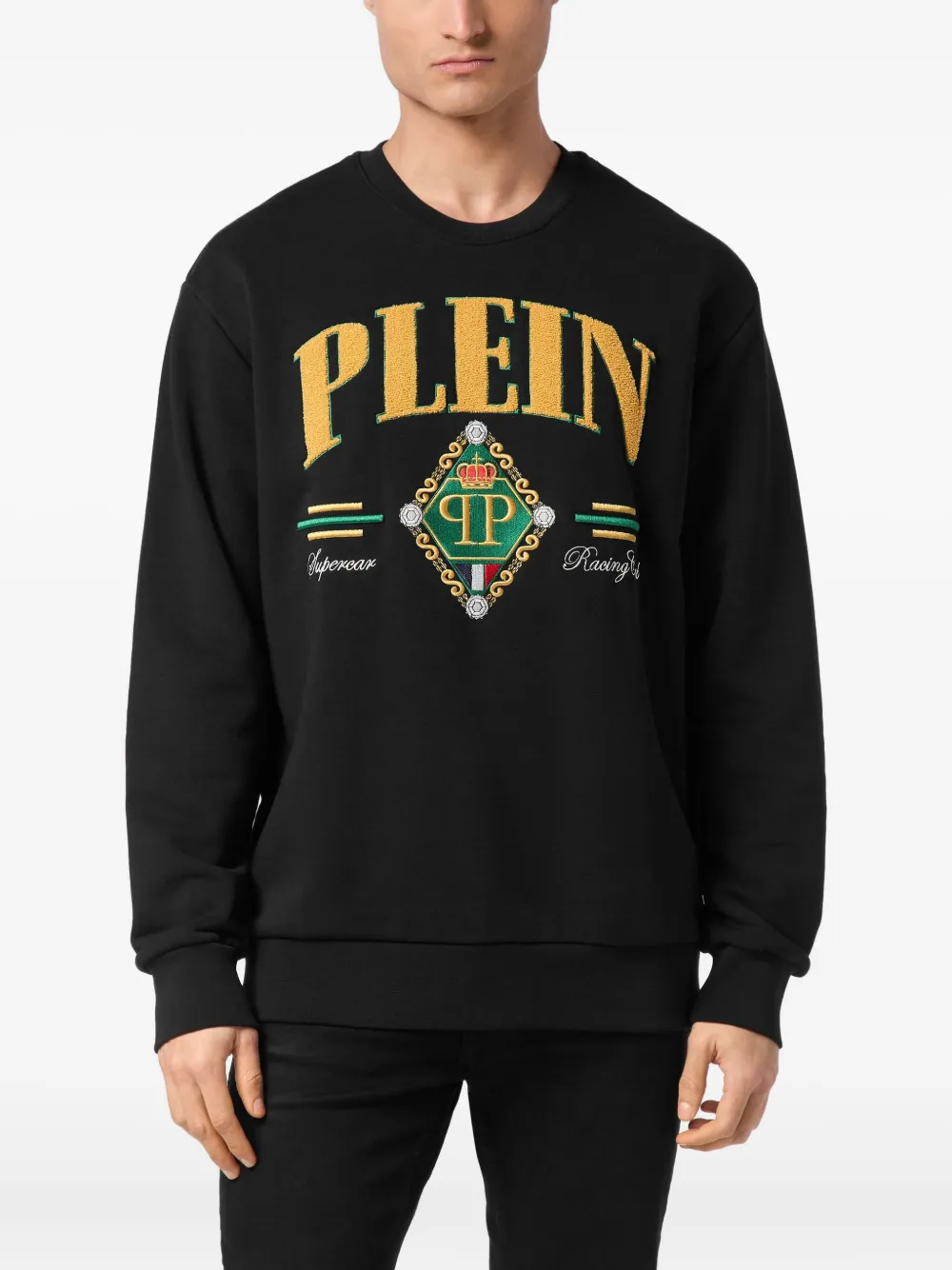 Philipp Plein Supercar sweater Zwart