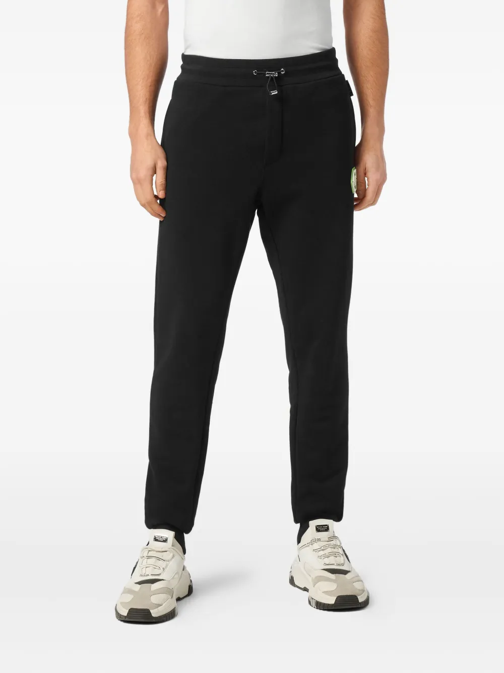 Philipp Plein Trainingsbroek in katoenblend Zwart