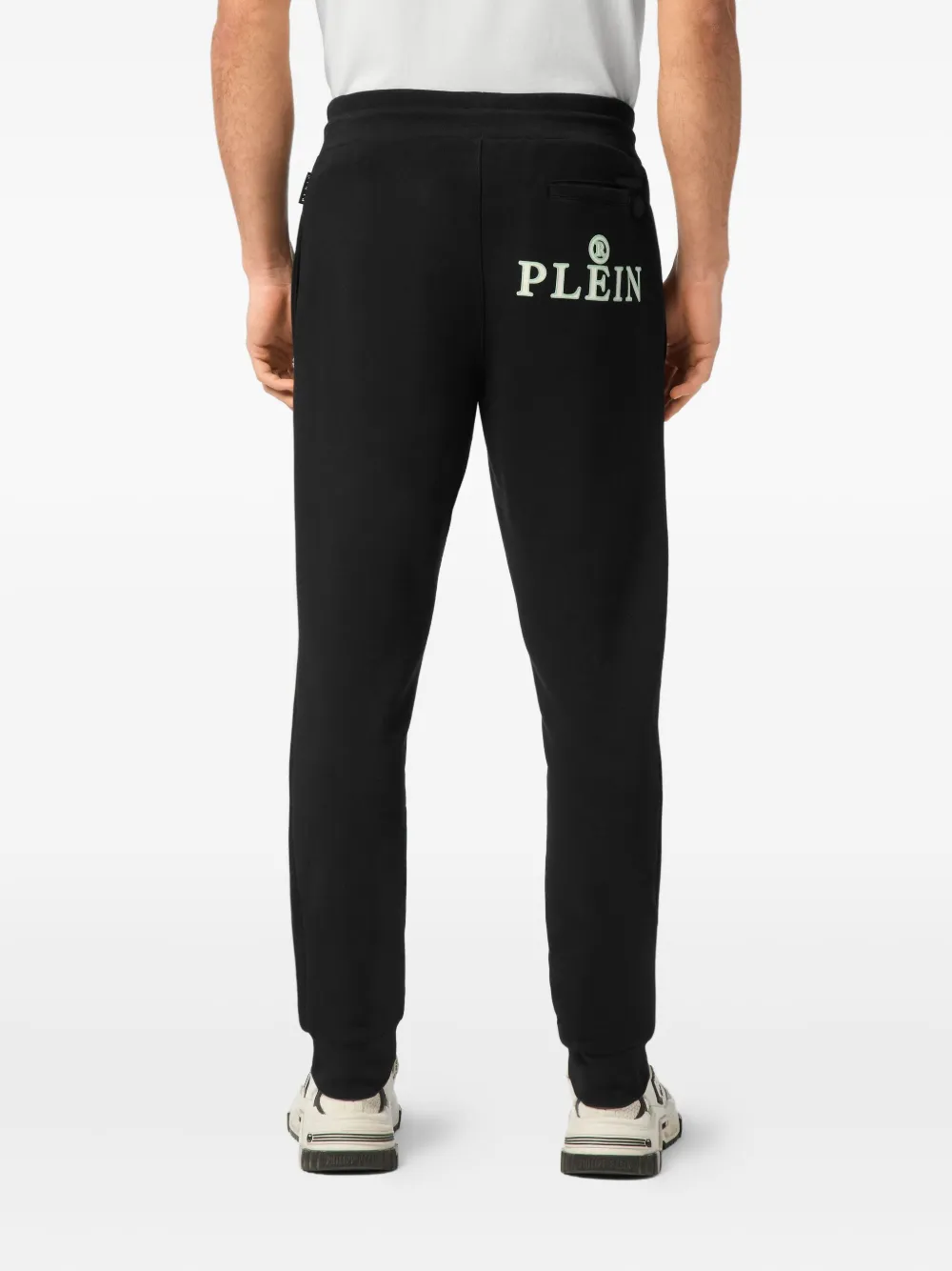 Philipp Plein Trainingsbroek in katoenblend Zwart