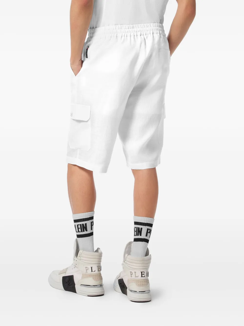 Philipp Plein Katoenen shorts Wit