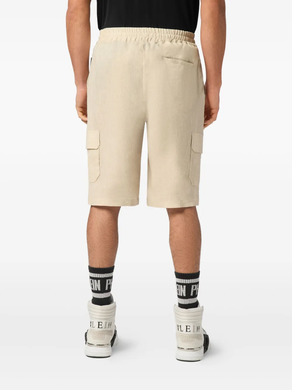 Philipp Plein Coolkid cargo shorts Beige
