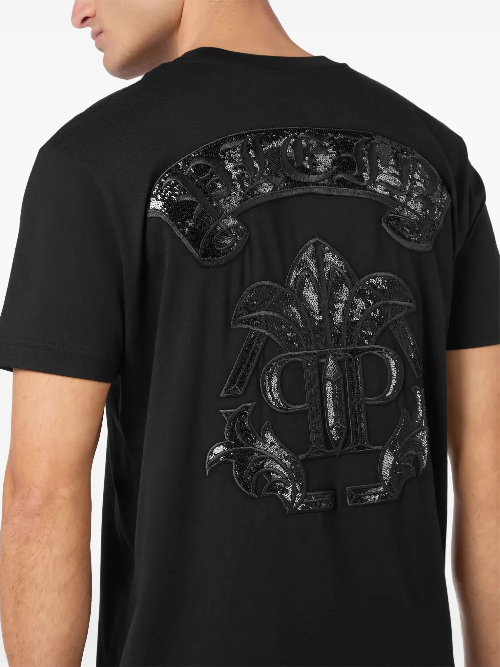 Philipp Plein Katoenen T-shirt Zwart