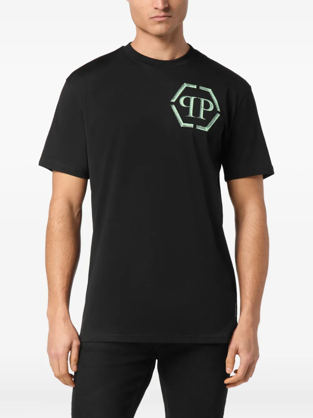 Philipp Plein Hexagon T-shirt Zwart