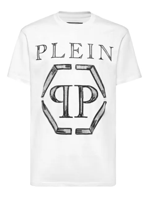 Philipp Plein Strass Hexagon T-shirt