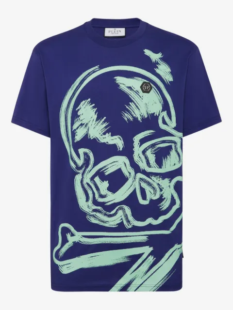 Philipp Plein playera con motivo Skull