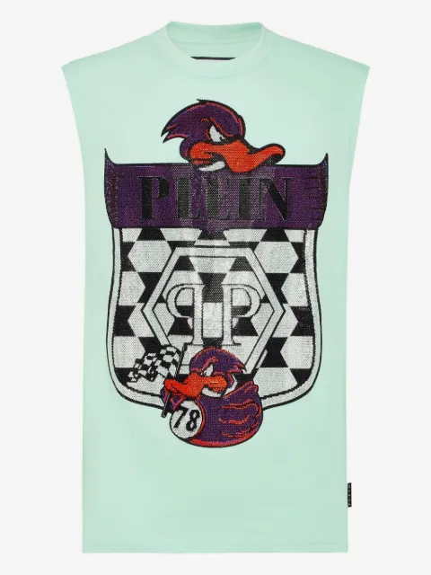 Philipp Plein logo-print tank top