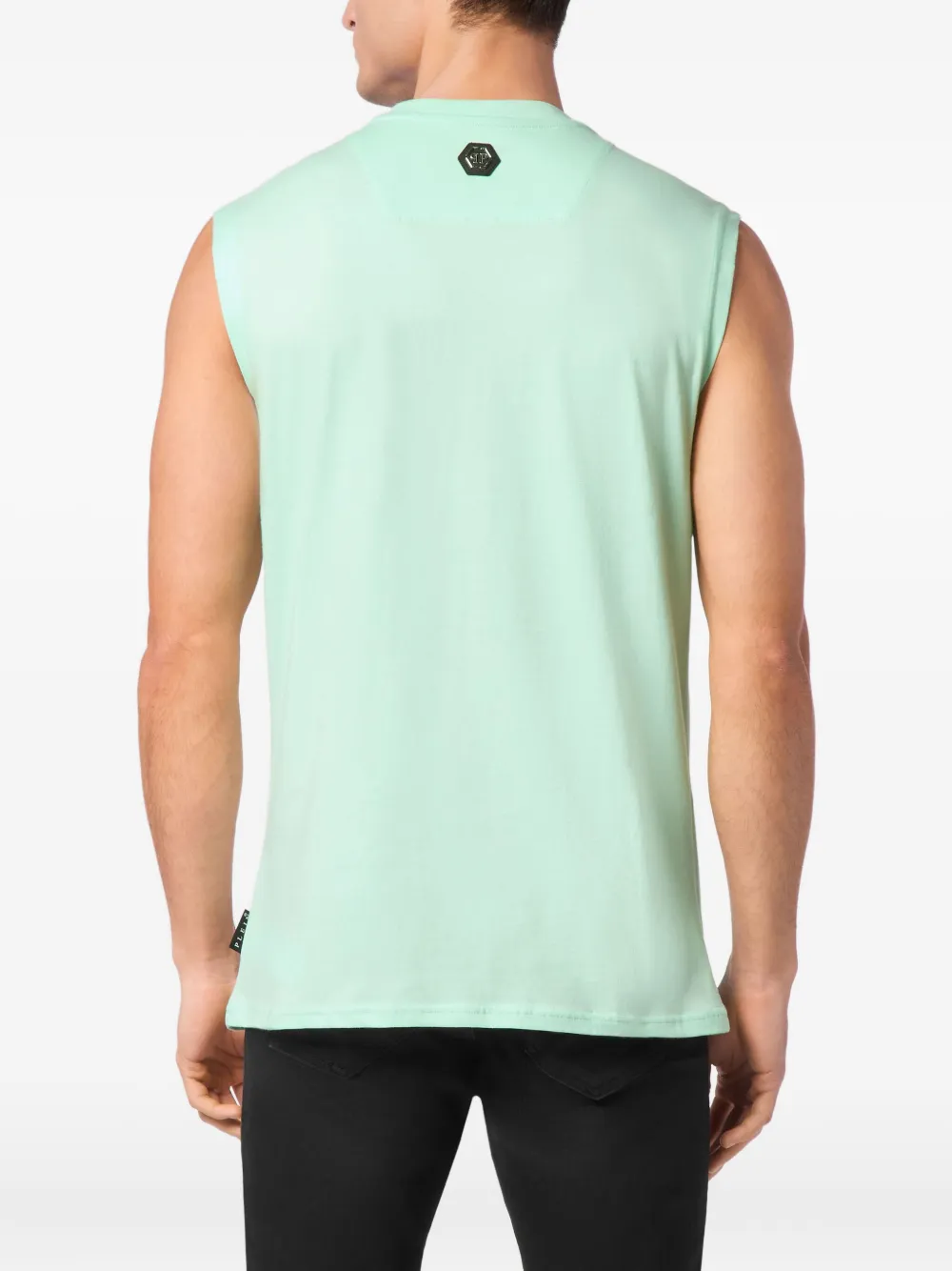 Philipp Plein Tanktop met logoprint Groen