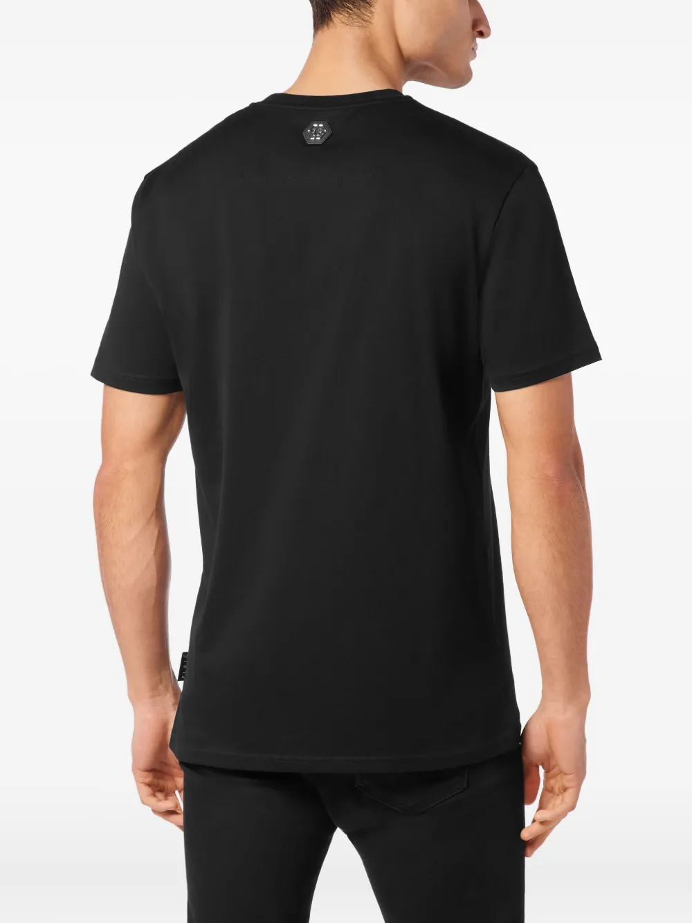 Philipp Plein Coursive T-shirt Zwart