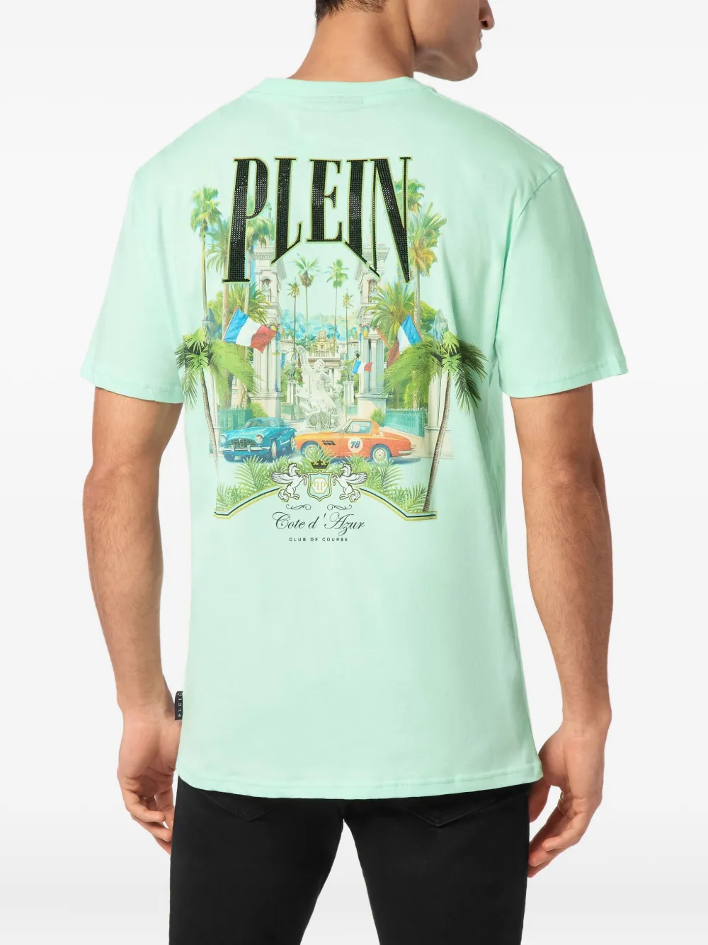 Philipp Plein Supercar Racing T-shirt Groen