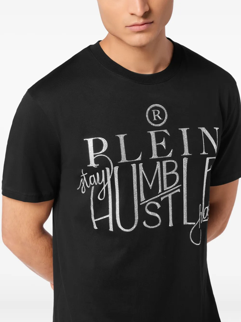 Philipp Plein T-shirt met print Zwart