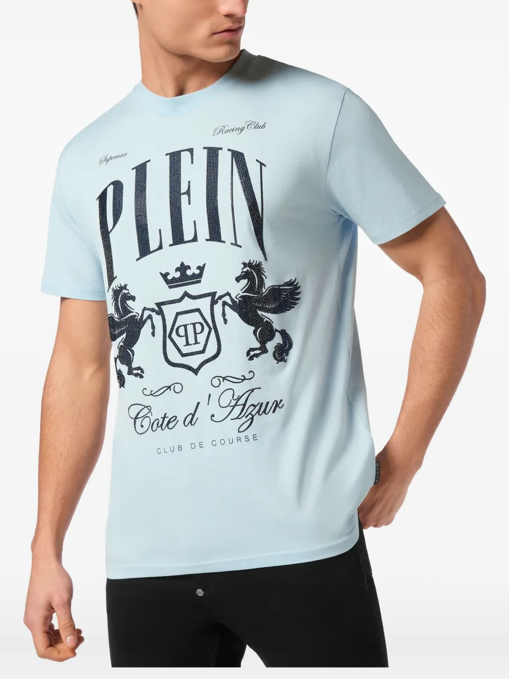 Philipp Plein Cote D'Azur T-shirt Blauw