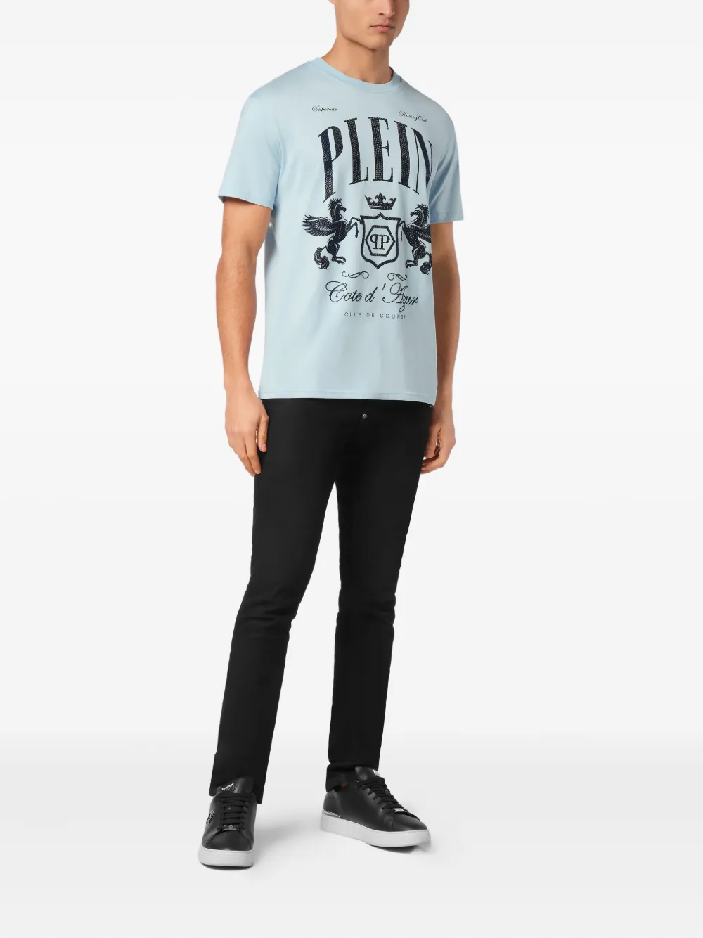 Philipp Plein Cote D'Azur T-shirt Blauw