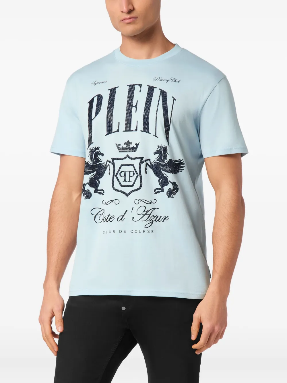 Philipp Plein Cote D'Azur T-shirt Blauw