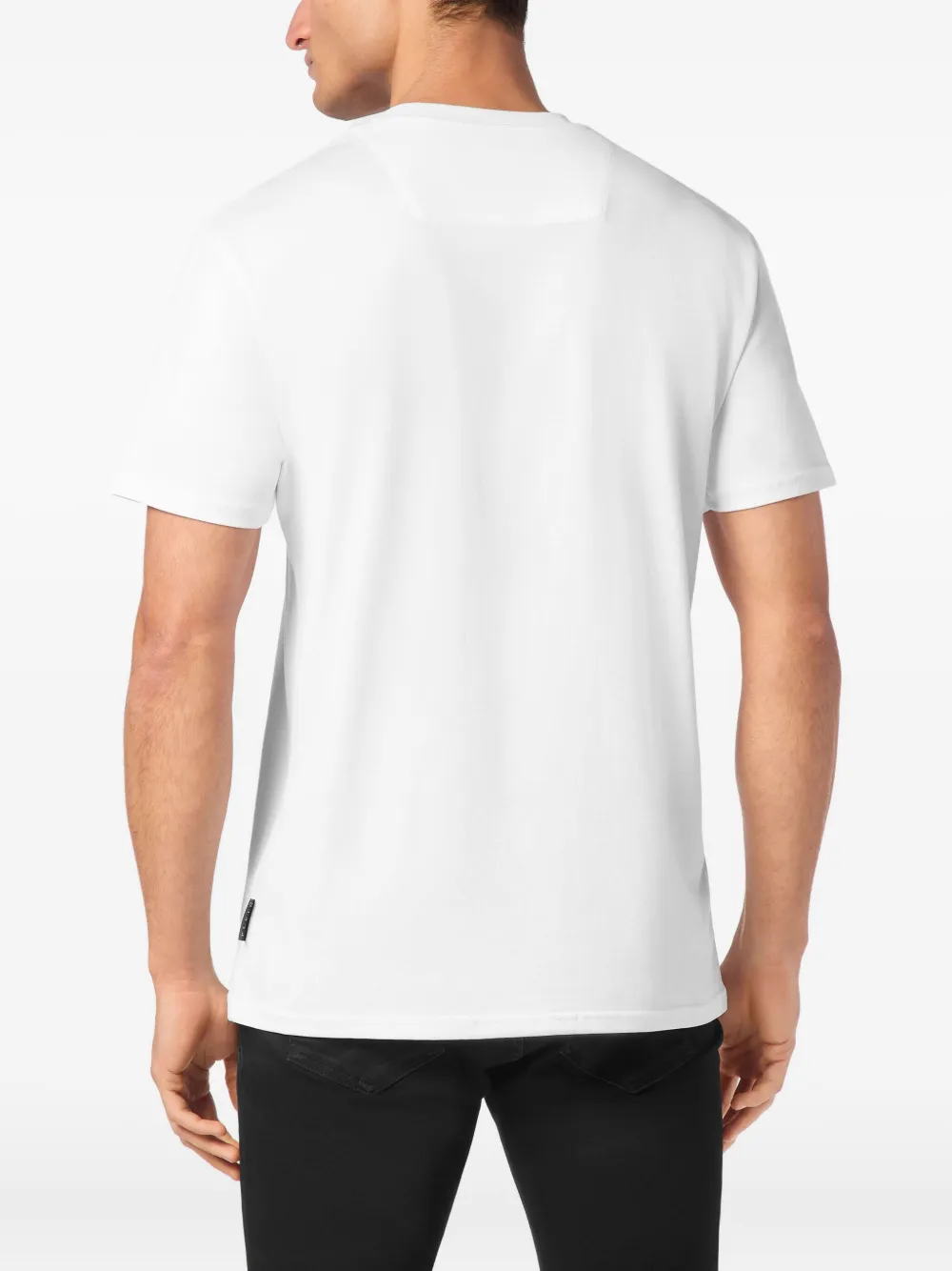 Philipp Plein Bling Strass T-shirt Wit