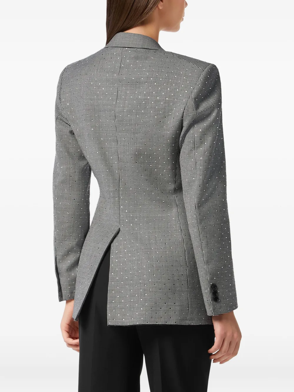 Philipp Plein Blazer met gouden pasvorm Zwart
