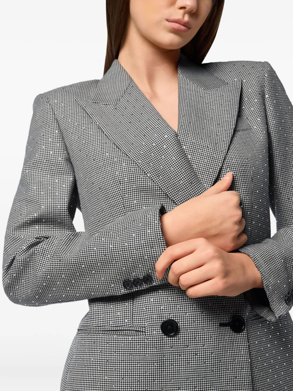 Philipp Plein Blazer met gouden pasvorm Zwart