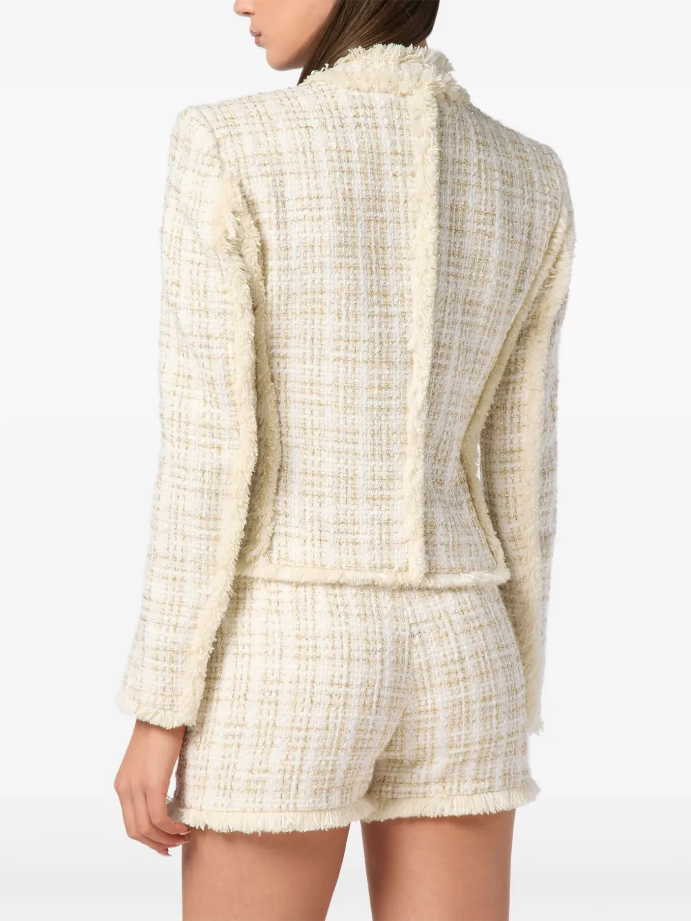 Philipp Plein Tweed jack Wit