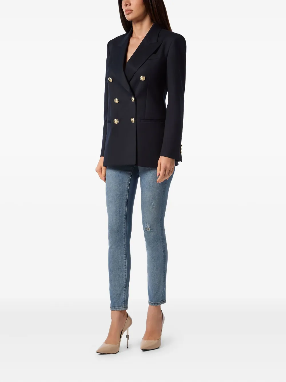 Shop Philipp Plein Double-breasted Blazer