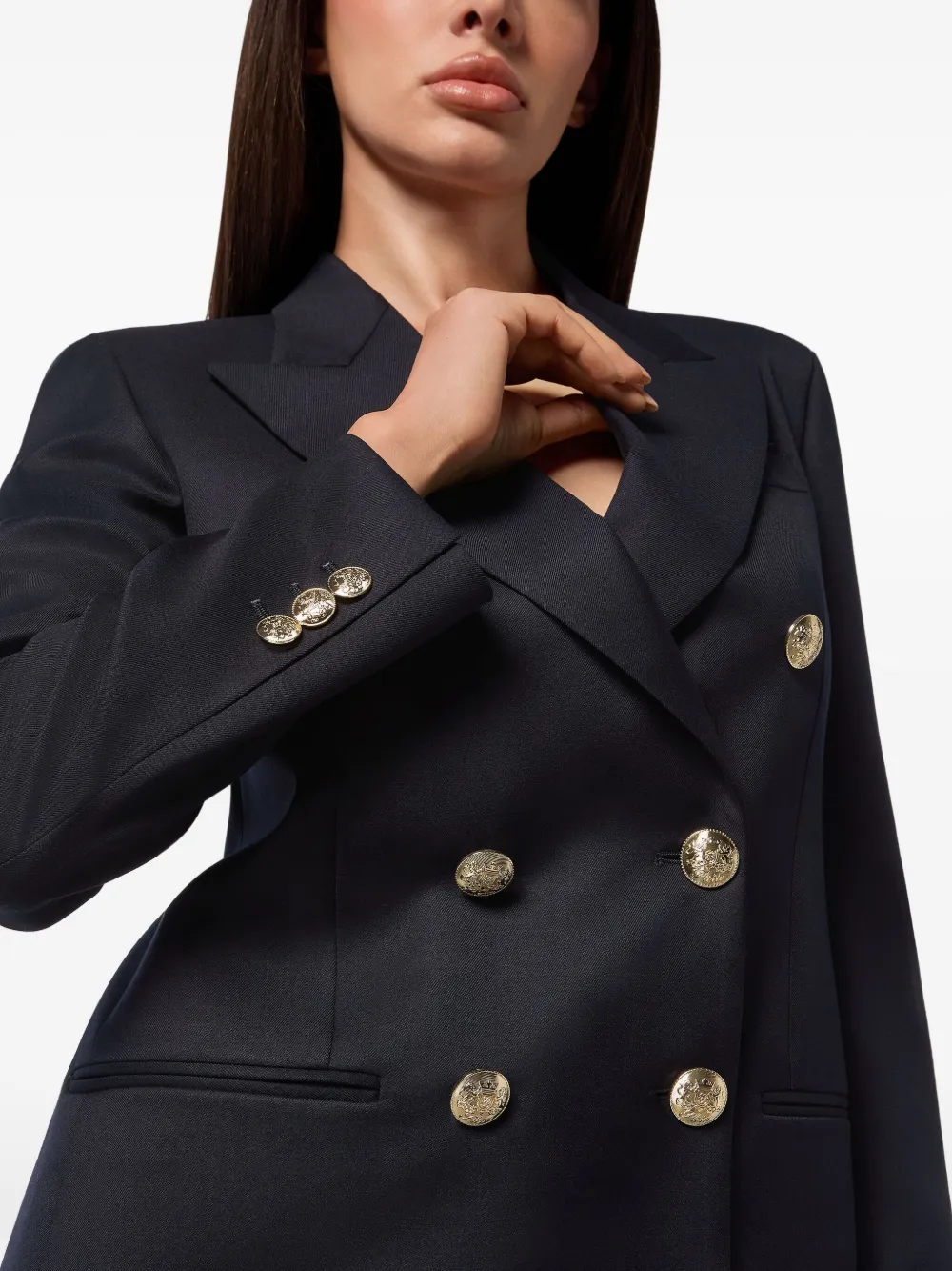 PHILIPP PLEIN DOUBLE-BREASTED BLAZER