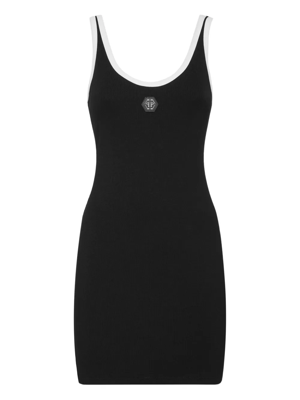 Philipp Plein Jurk met logo Zwart