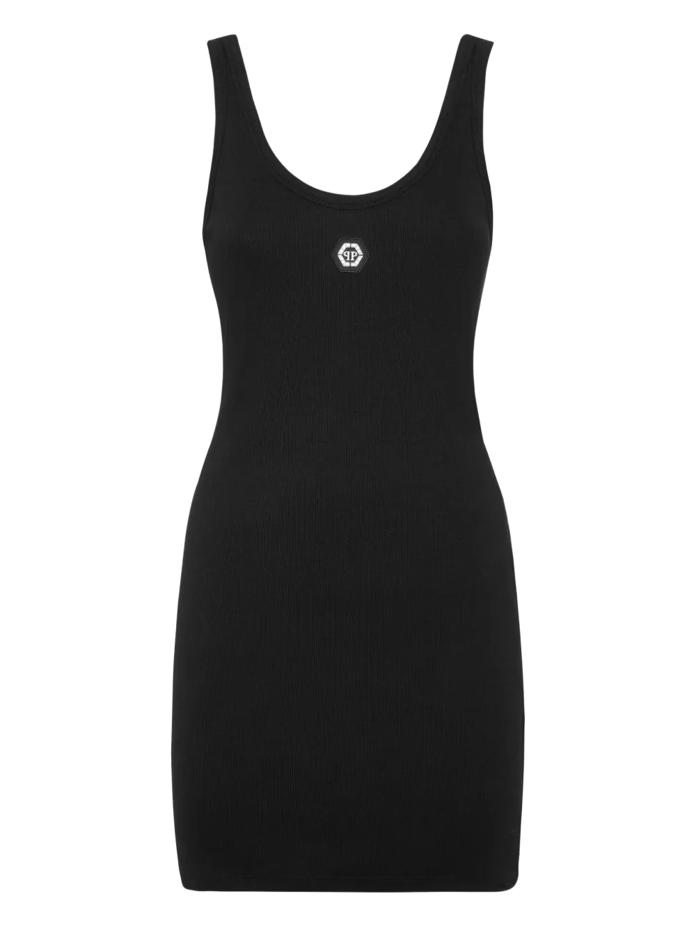 Philipp Plein Jurk met logo Zwart