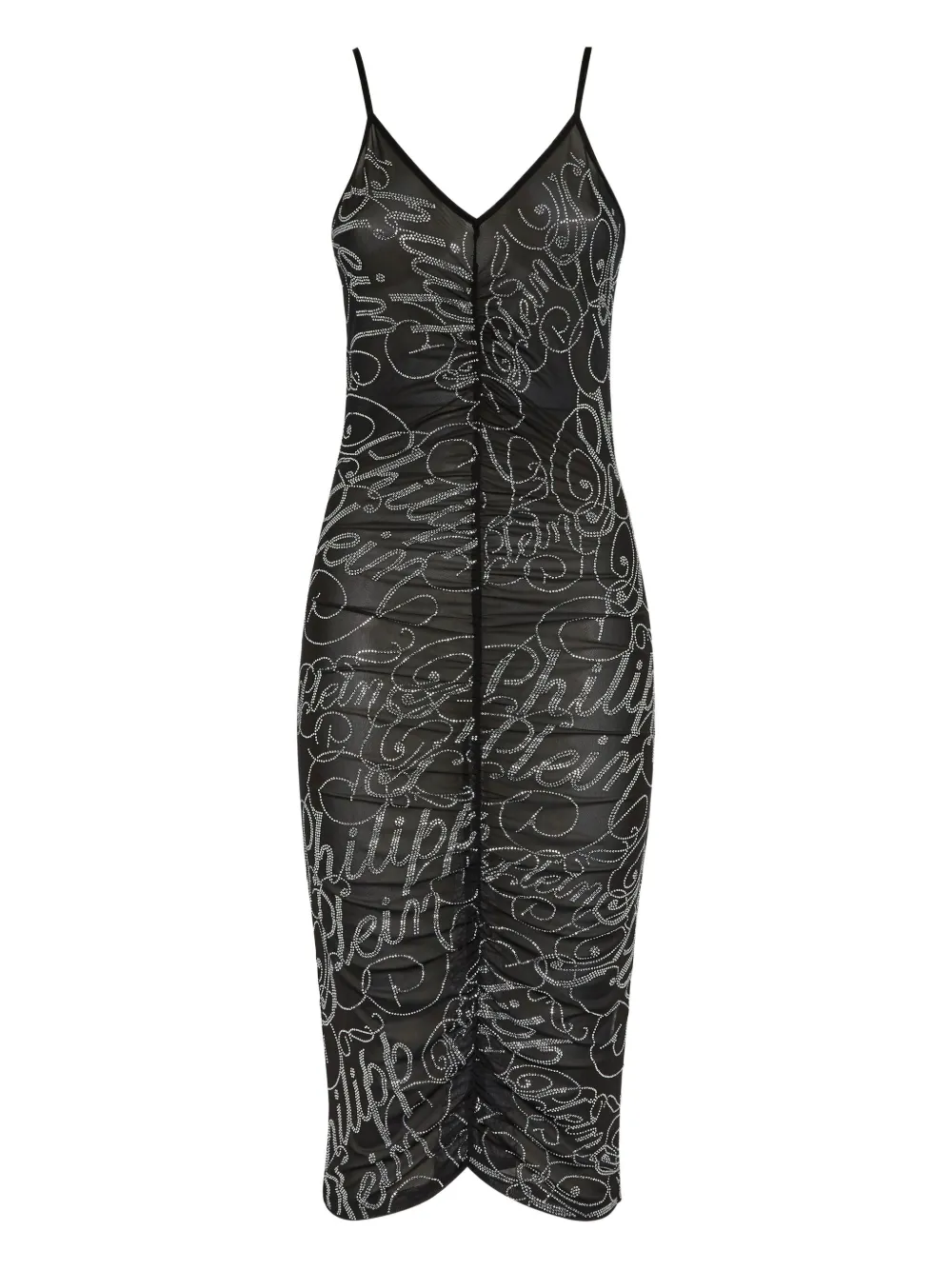 Philipp Plein Jurk met V-hals Zwart