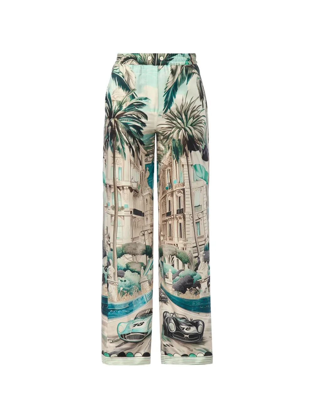 Philipp Plein silk trousers - Toni neutri