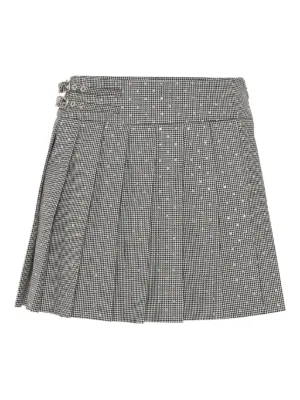 Comme Des Garçons Girl check-print Skirt | Black | FARFETCH