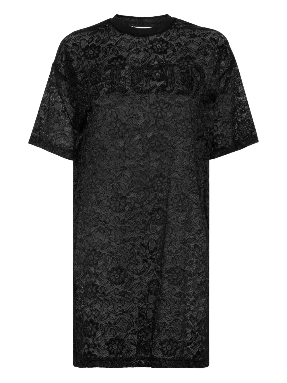 Philipp Plein T-shirtjurk Zwart