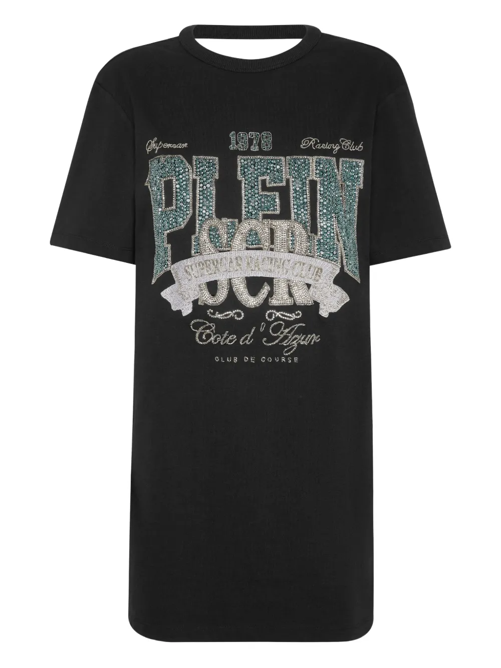 Philipp Plein rhinestone-embellished dress | Black | Image 1