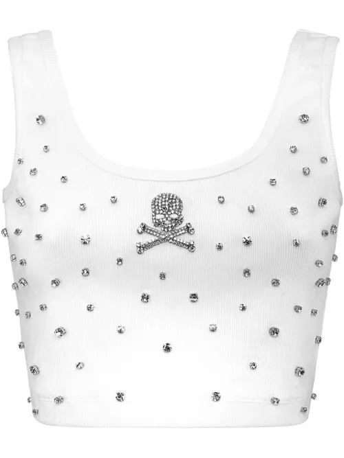 Haut à ornements strassés - Philipp Plein - Modalova