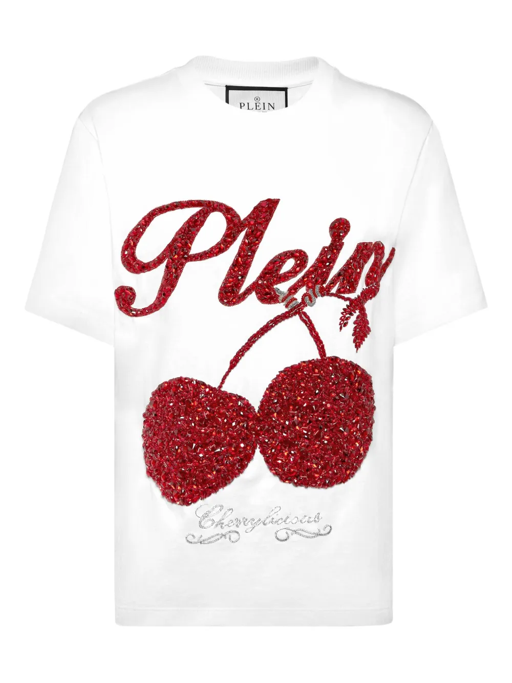 Philipp Plein crystal-embellished T-shirt Wit