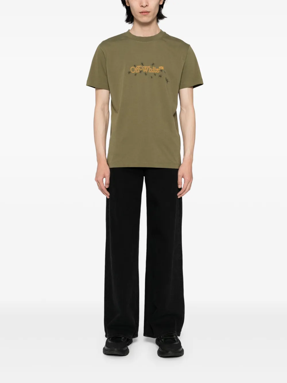 Off-White Ants Arrow T-shirt - Groen