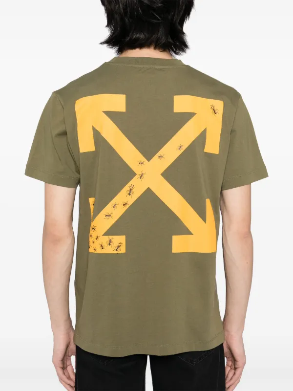 Off-White Ants Arrow Tシャツ Off-White Ants Arrow T-shirt | Green | FARFETCH