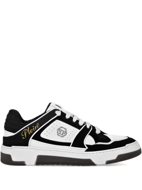 Philipp Plein leather-panelled sneakers