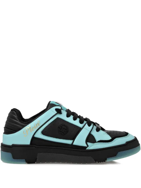 Philipp Plein leather-panelled sneakers