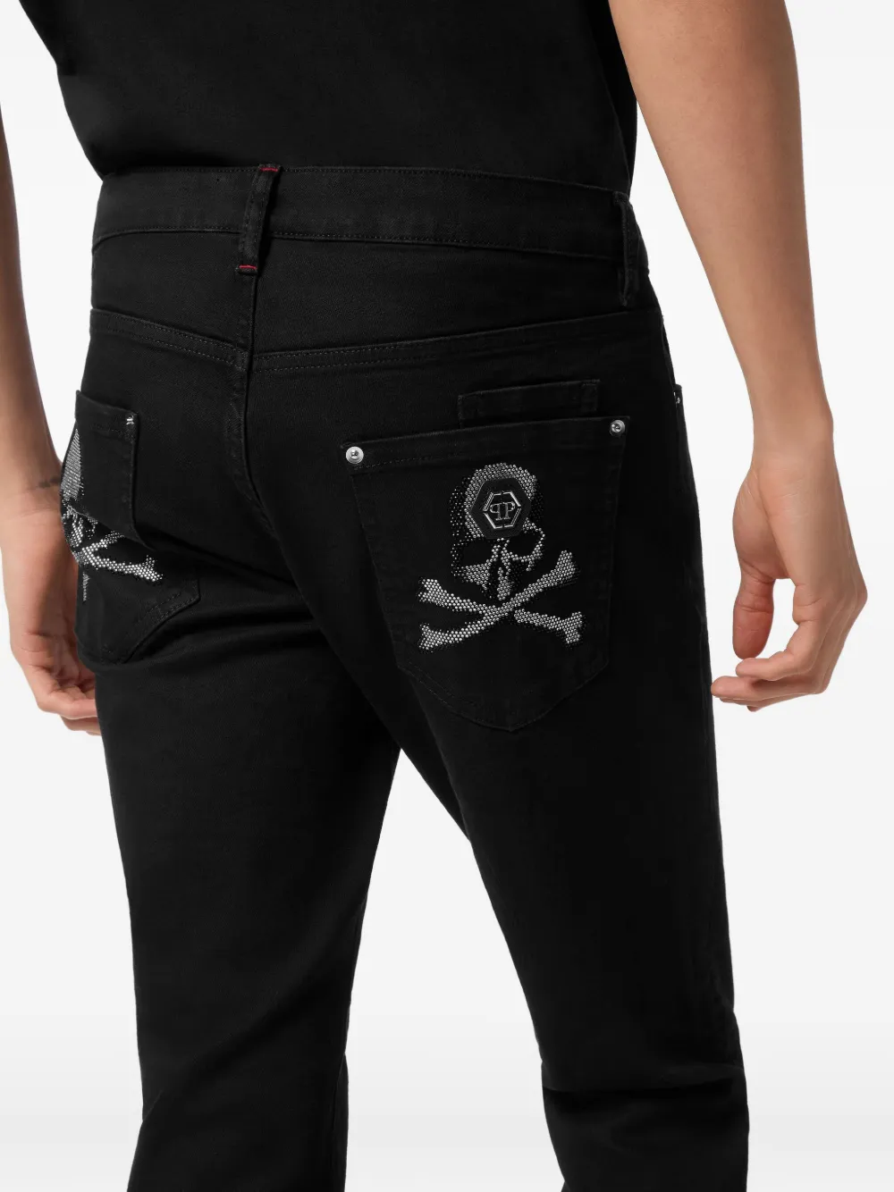 Philipp Plein Skulls jeans Zwart