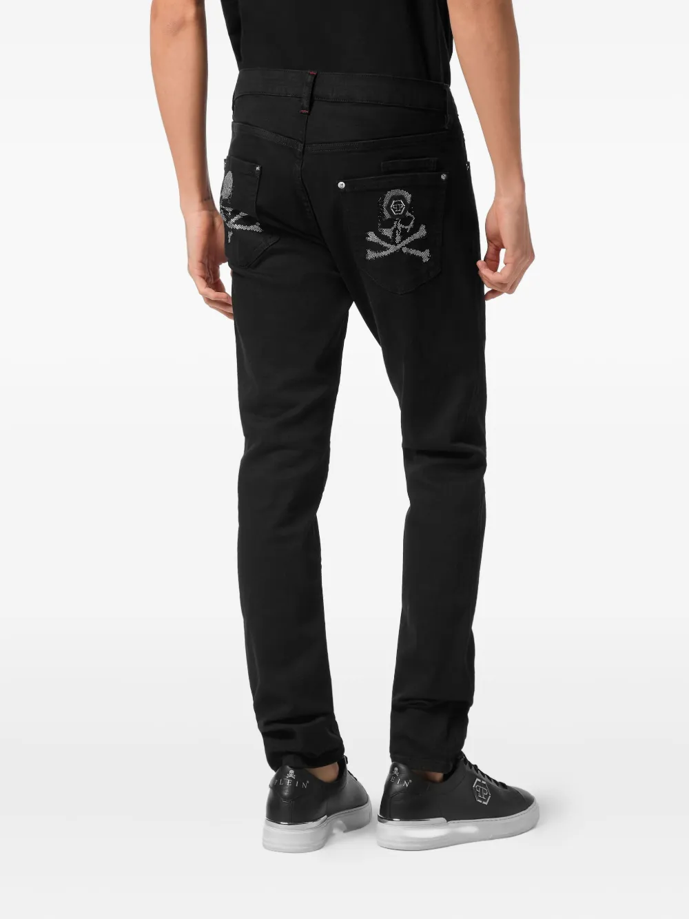 Philipp Plein Skulls jeans Zwart