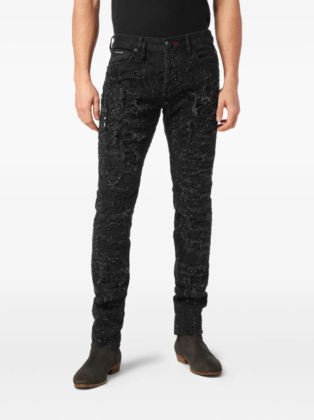 Philipp Plein Rock Star jeans Zwart