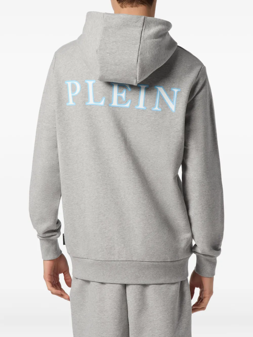 Philipp Plein Hoodie met rits Grijs