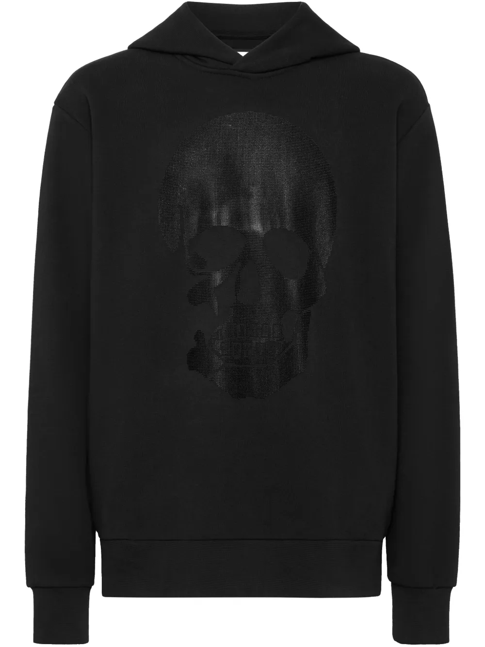 Philipp Plein Hoodie met doodskoppatroon Zwart