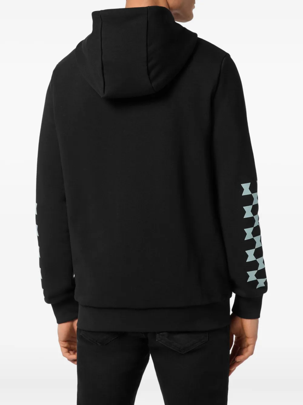Philipp Plein Hoodie van katoenblend Zwart